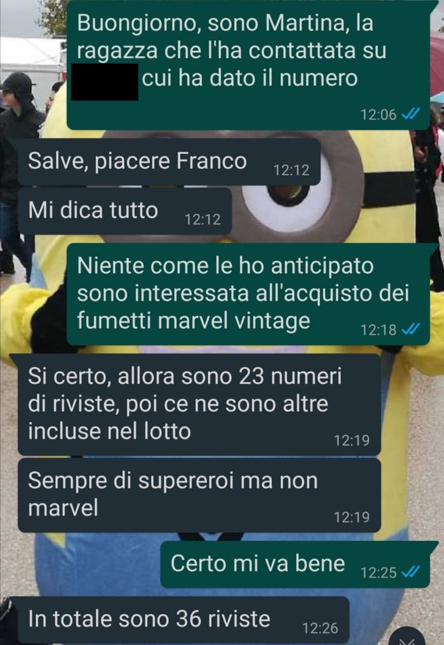 venditore di fumetti