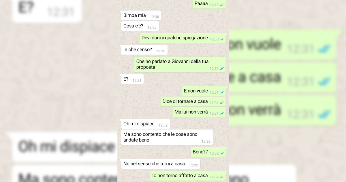 L’amore incompreso – PARTE 2