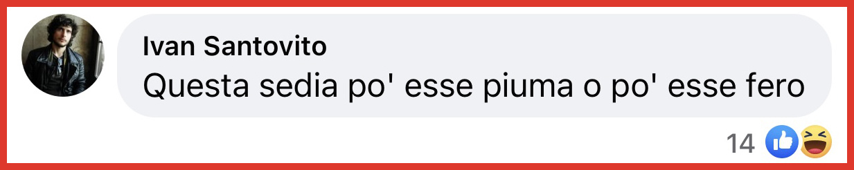 sedia bar testa