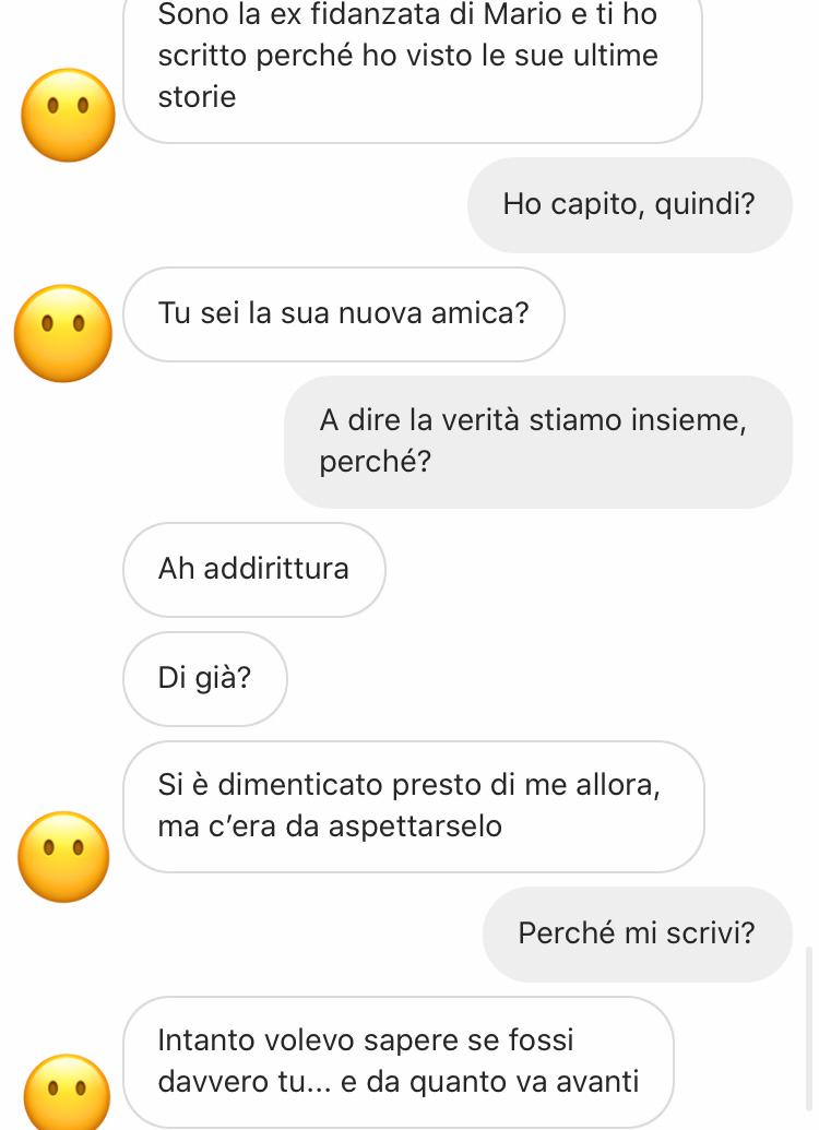 Avvertimenti da ex