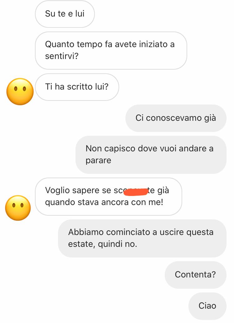 Avvertimenti da ex