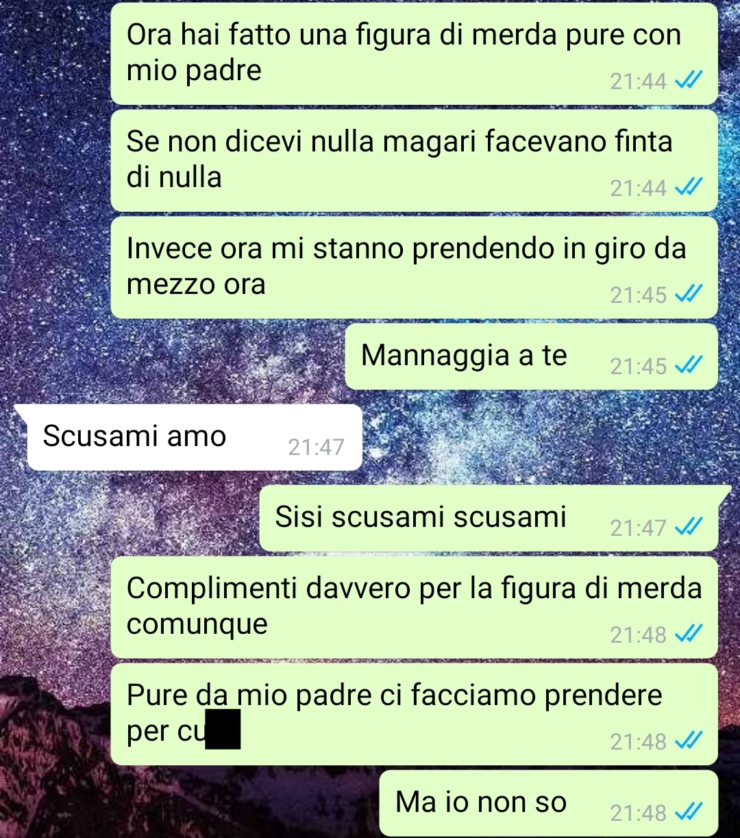 Figuracce in famiglia