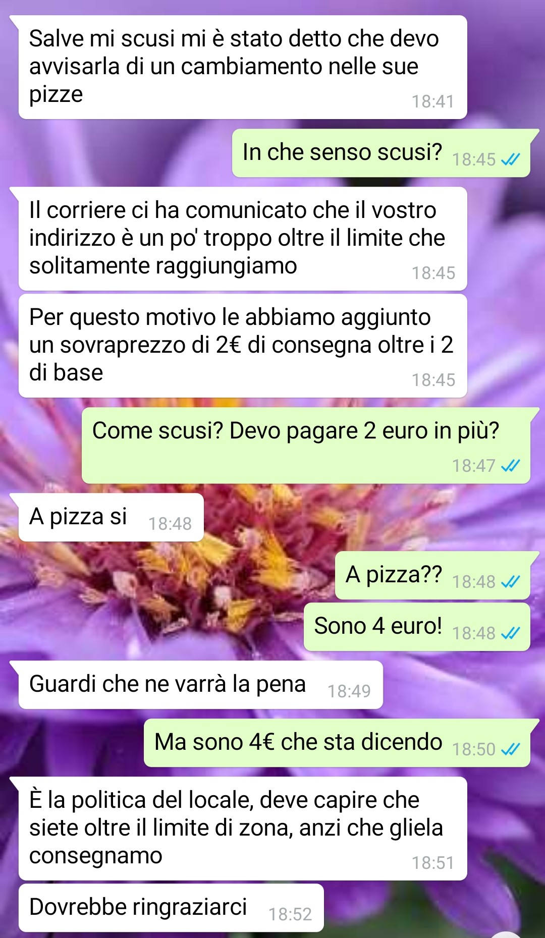 pizzeria poco raccomandabile