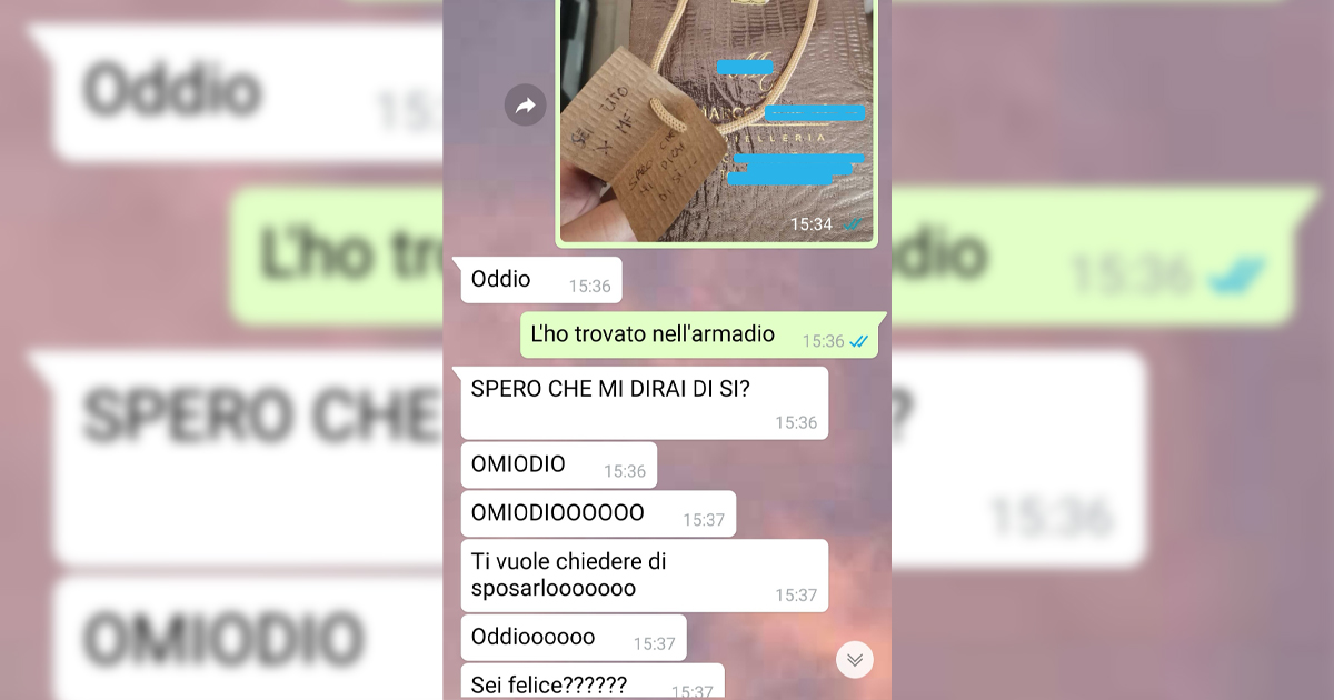 La proposta di matrimonio