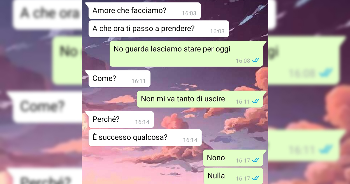 Quando “non ho nulla” è l’inizio della fine