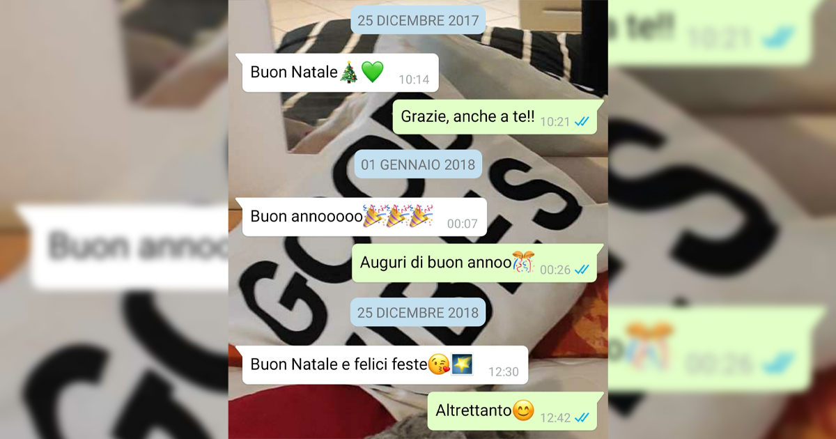 Auguri di buone feste