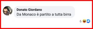 Parte da Monaco, si perde a Carpi e fa un incidente