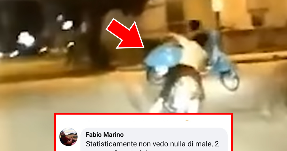 In due su uno scooter trasportano una Vespa: il video diventa virale [+COMMENTI]
