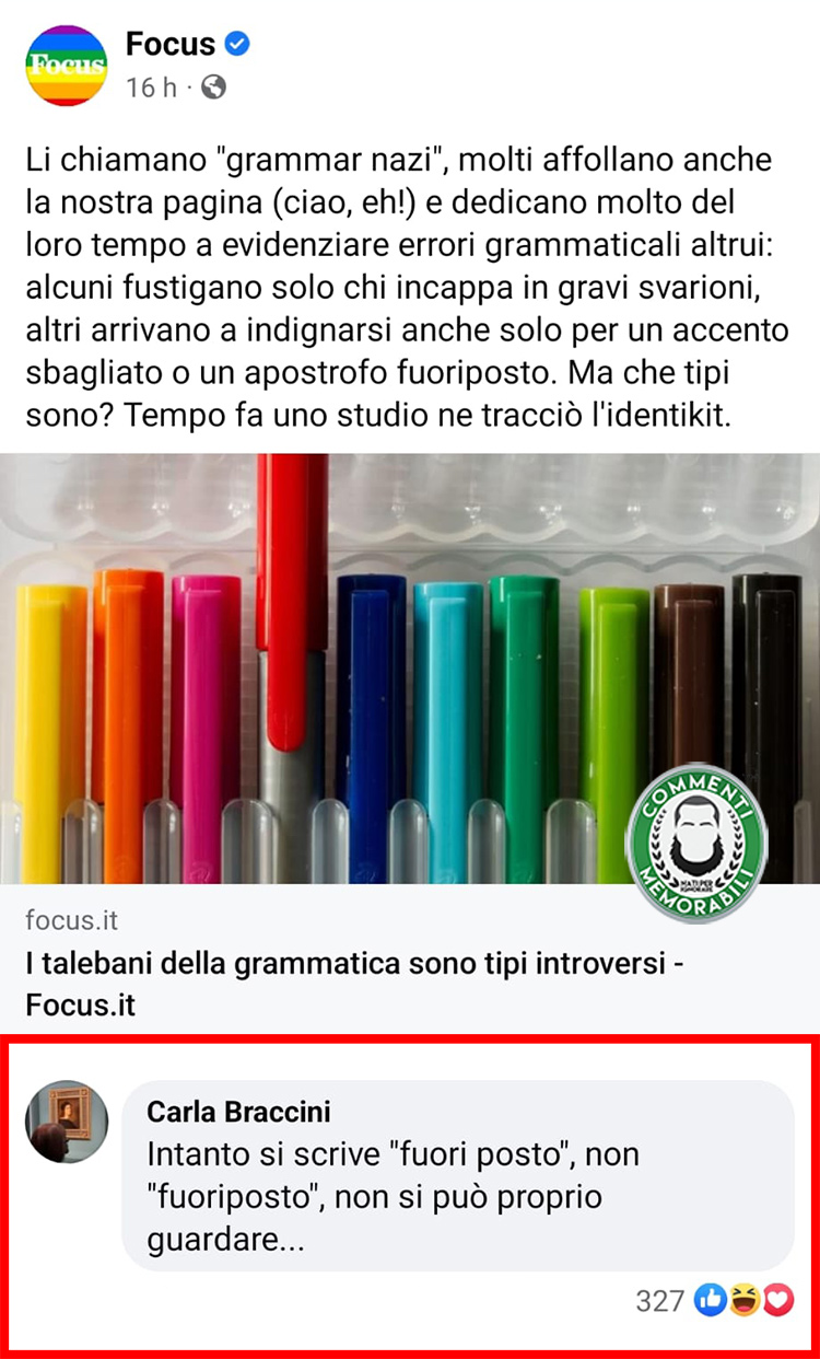 Il profilo psicologico dei Grammar-Nazi