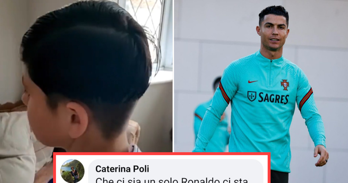 Chiede un taglio di capelli alla Cristiano Ronaldo, ma il padre ha in serbo altro [+COMMENTI]