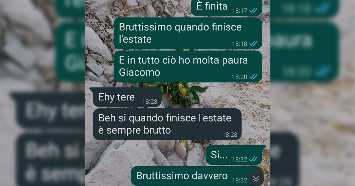 Relazione di fine estate