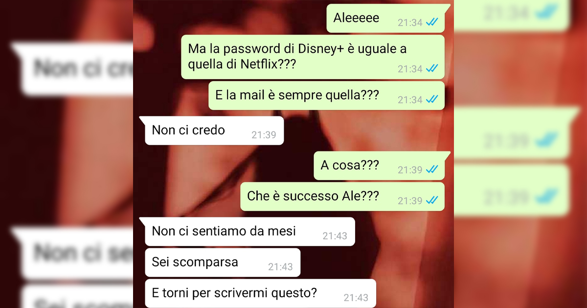 L’ex ragazza scroccona