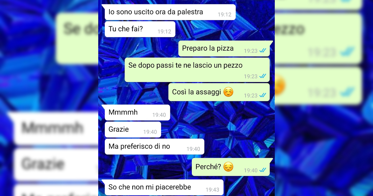 Il confronto con la ex