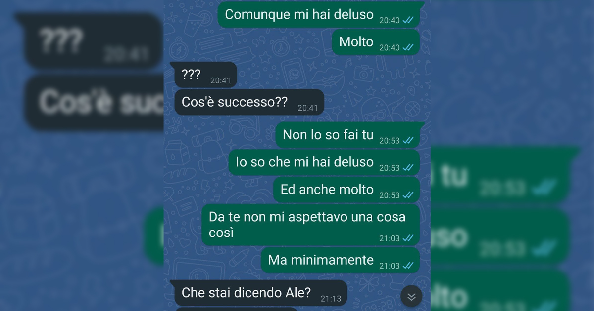 Atteggiamenti sospetti