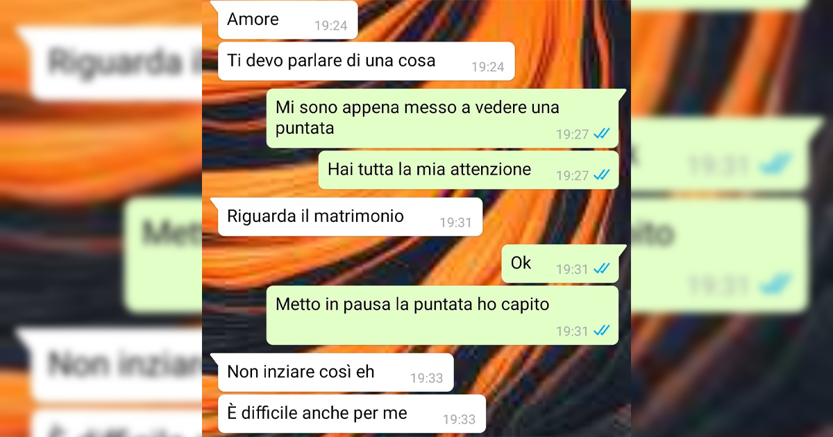 Matrimonio a rischio