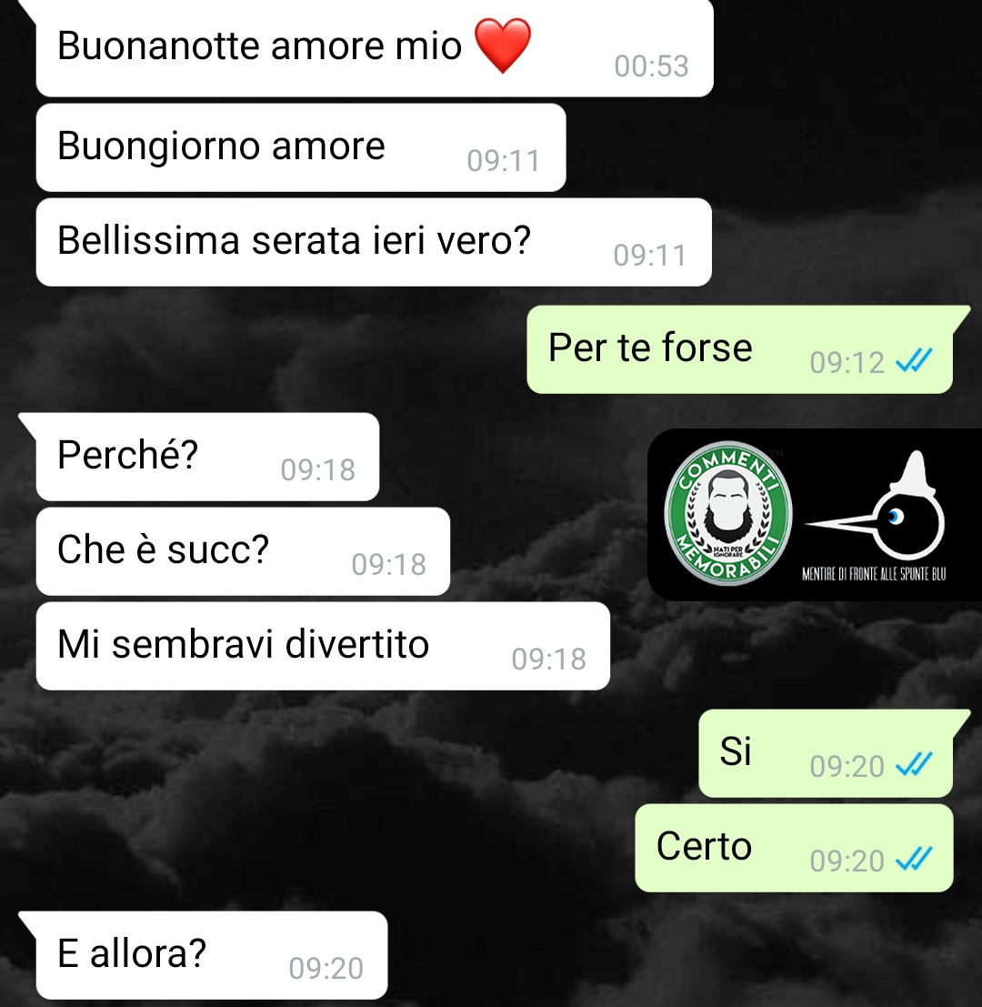 L’errore imperdonabile