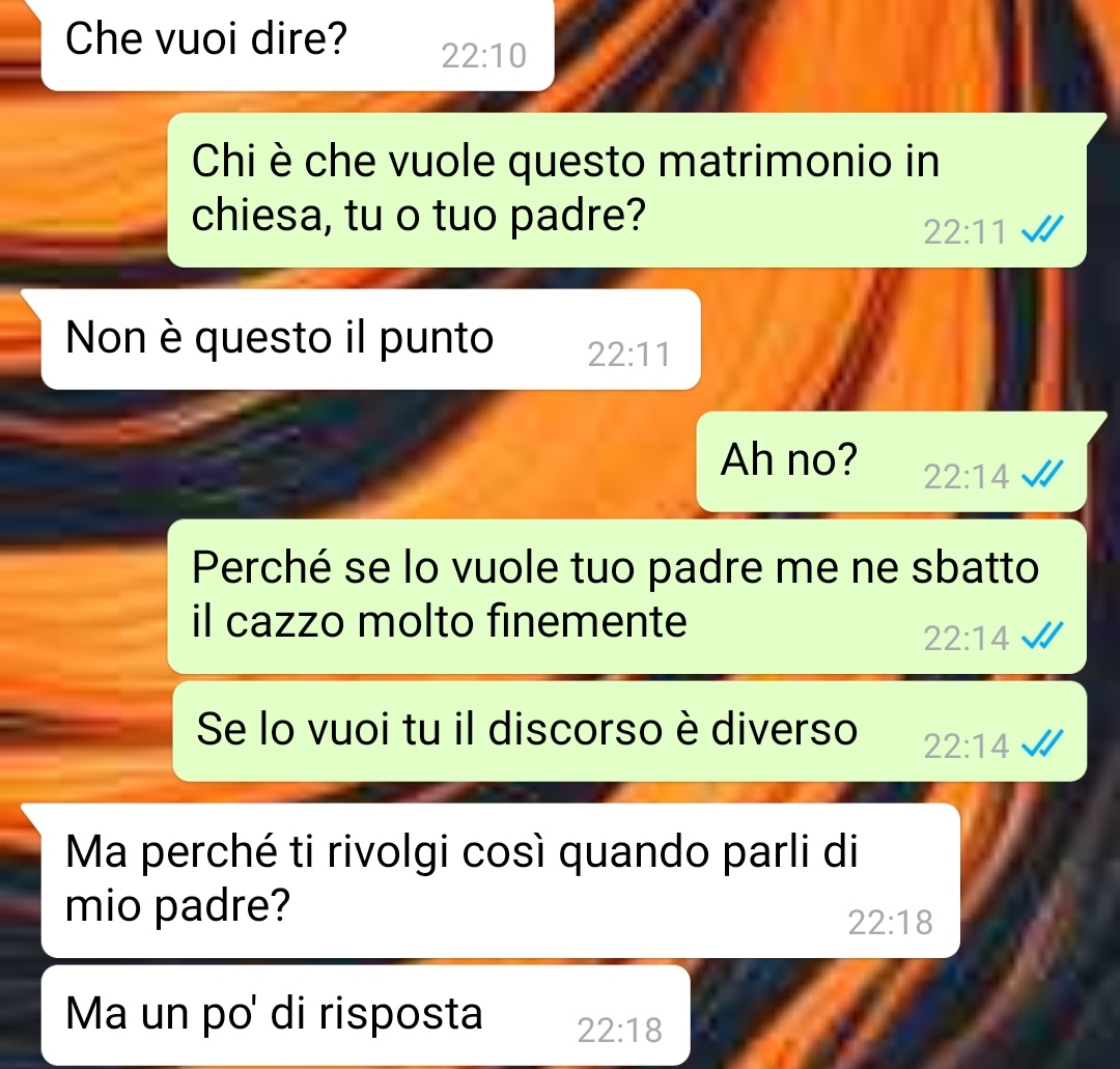 Matrimonio a rischio