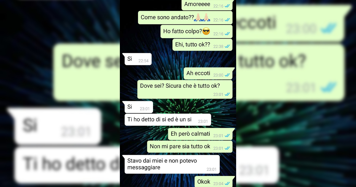 La cena con i suoi