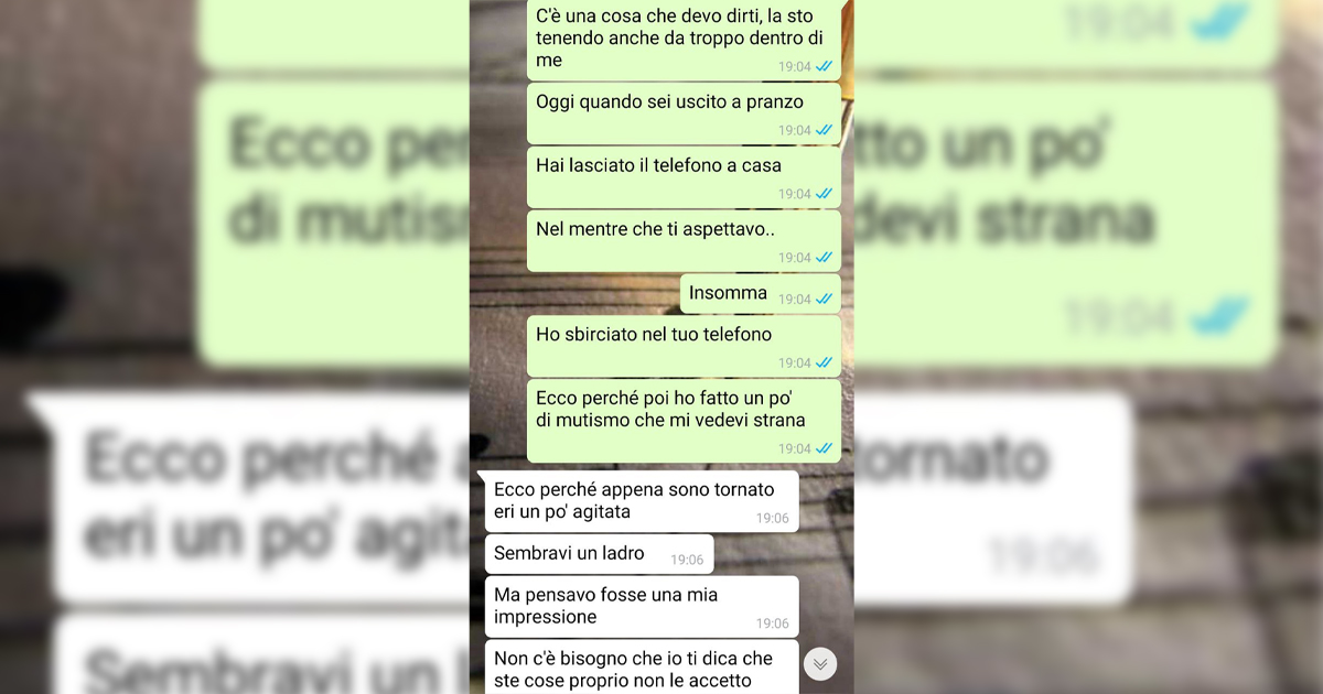 Le chat di whatsapp