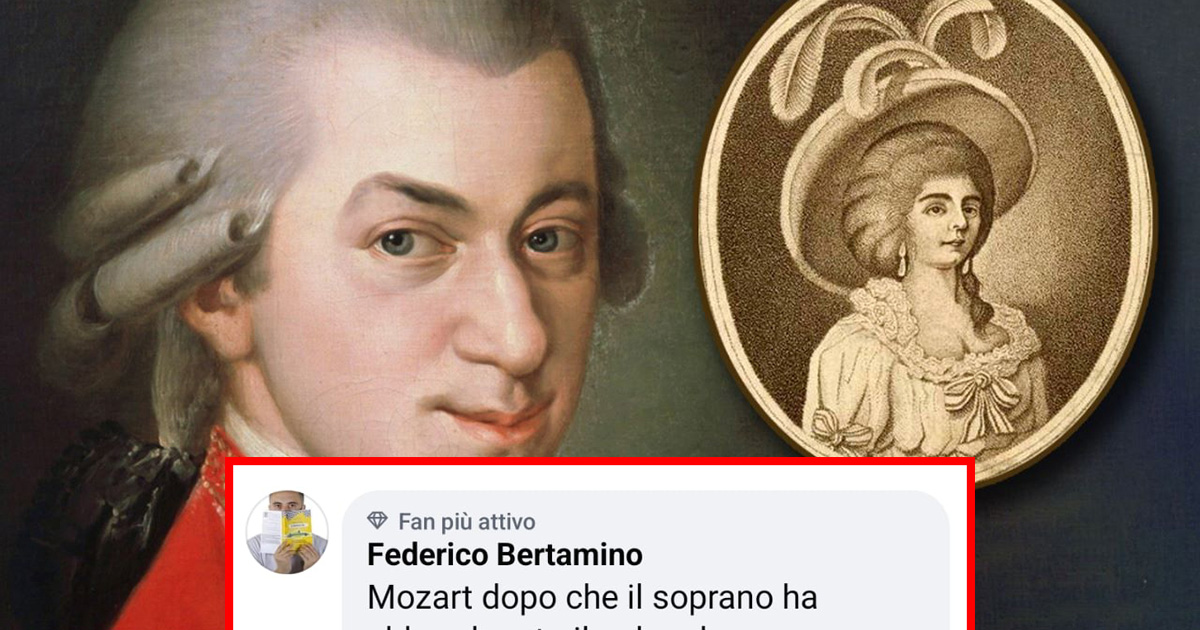 Quando Mozart utilizzò la sua musica per imbarazzare la cantante Adriana Ferraresi del Bene [+COMMENTI]
