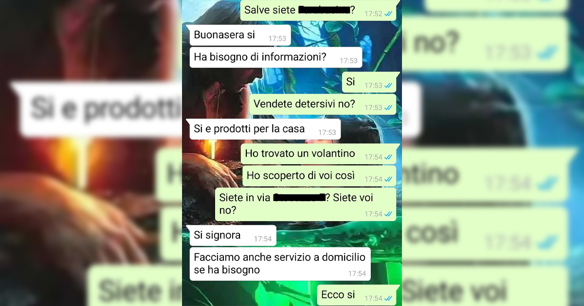 Uno scadente servizio a domicilio