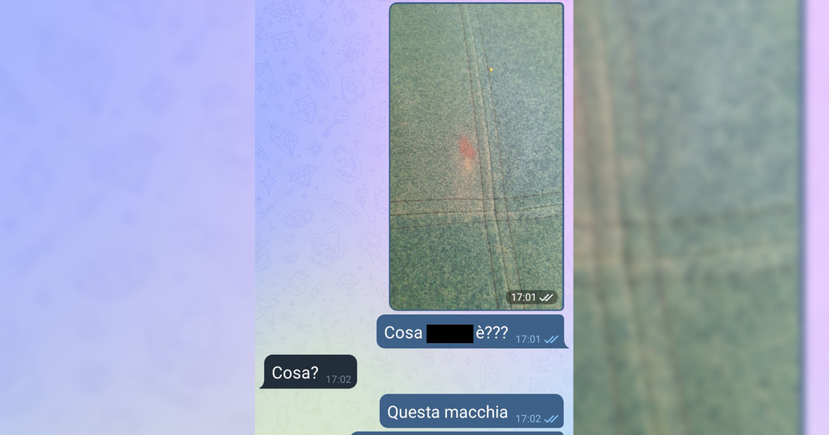 La macchia sul divano