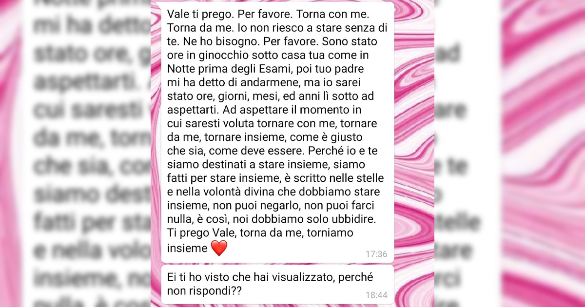 Messaggi di un ex ragazzo