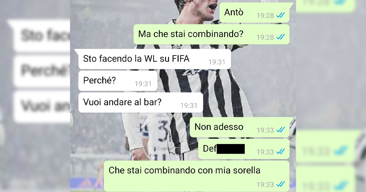 La sorella dell’amico