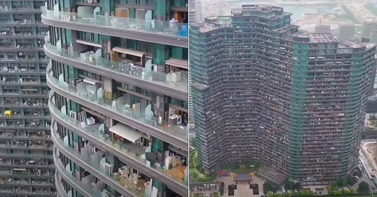 Questo colossale edificio di appartamenti ospita circa 20.000 persone [+VIDEO]