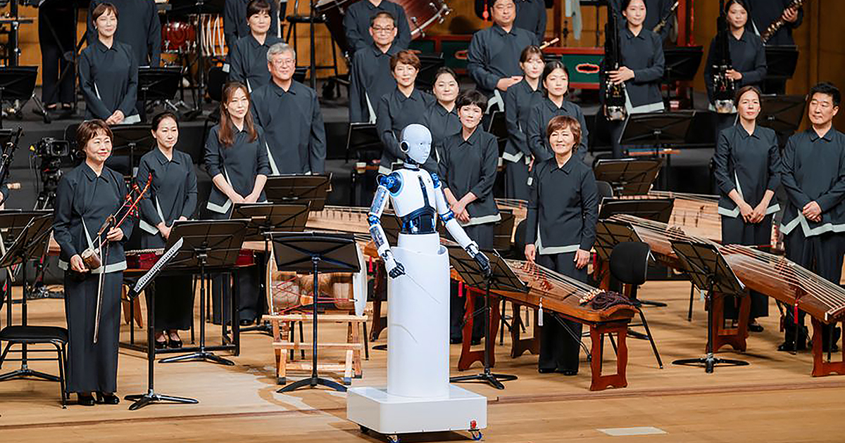 Il robot EveR 6 diventa direttore d’orchestra [+VIDEO]