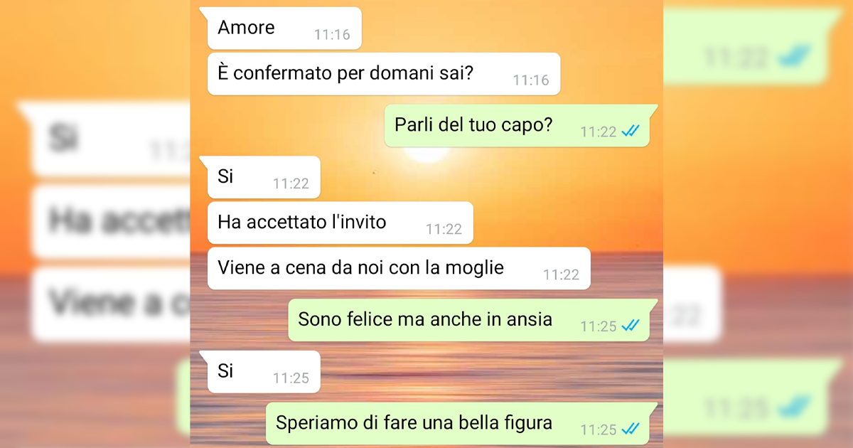 La cena col capo