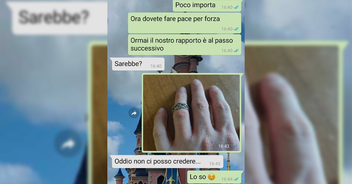 La richiesta di matrimonio stravagante