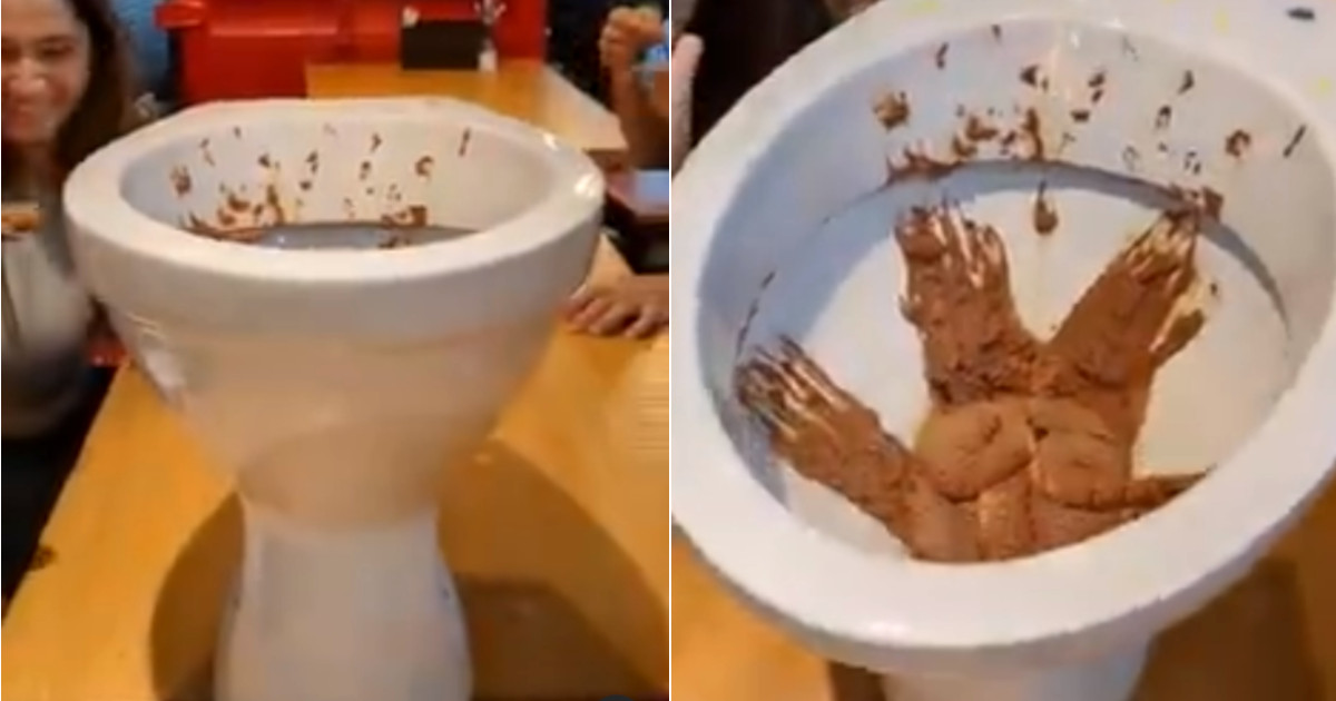 Ristorante serve gelato al cioccolato nel modo più disgustoso possibile [+VIDEO]