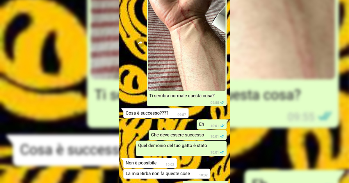 Un uomo ferito