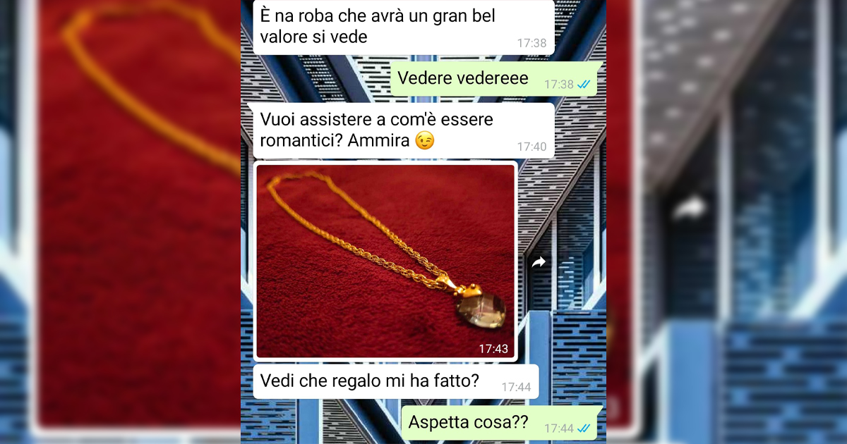 Un gesto romantico