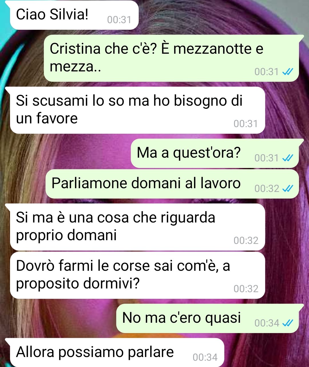 La collega sfaticata