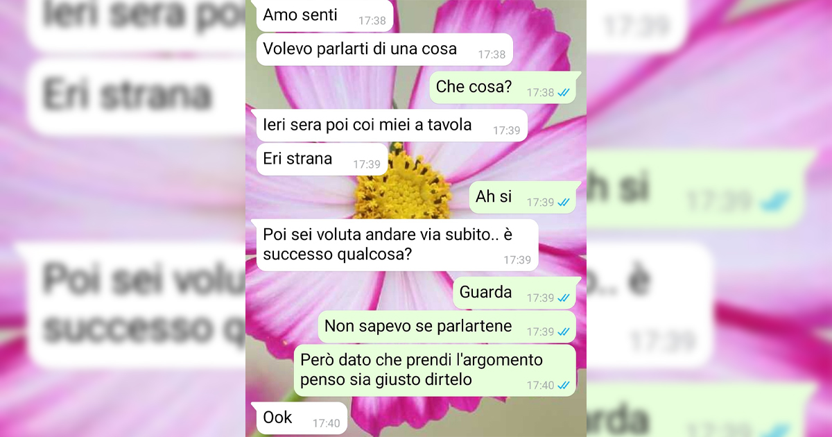 Un padre troppo affettuoso