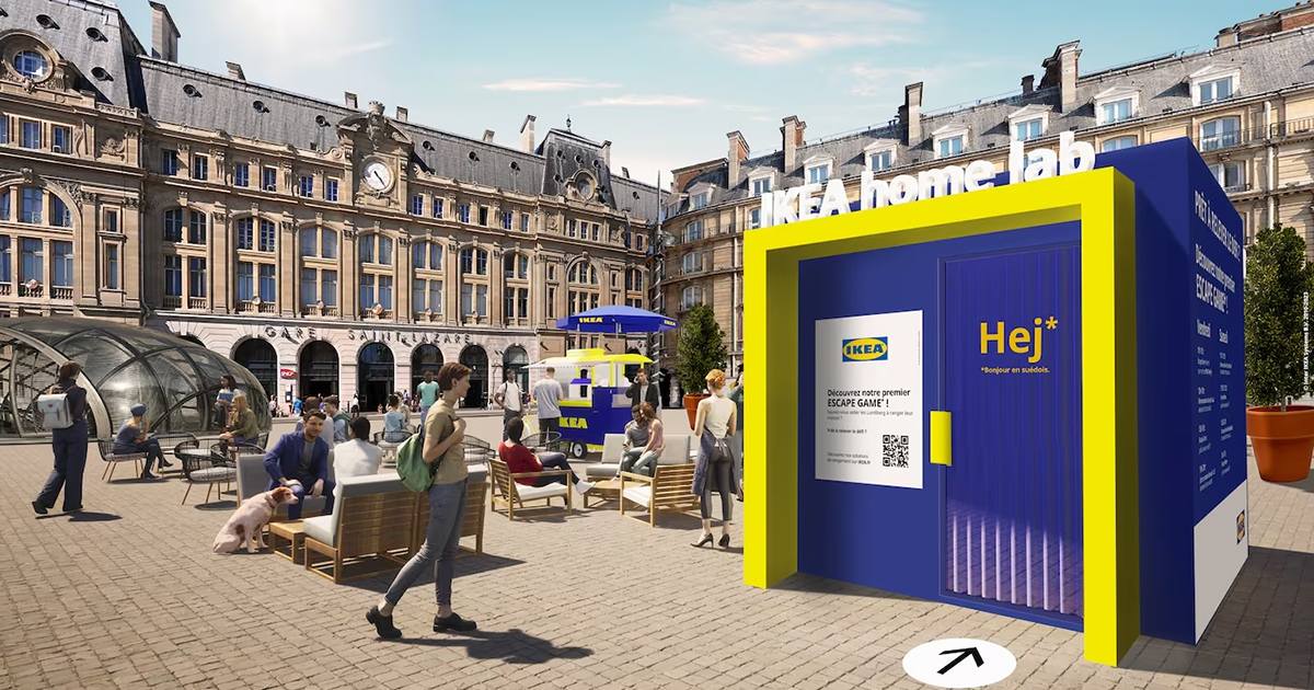 A Parigi IKEA ha realizzato un’escape room ispirata ai suoi scaffali con premi in palio
