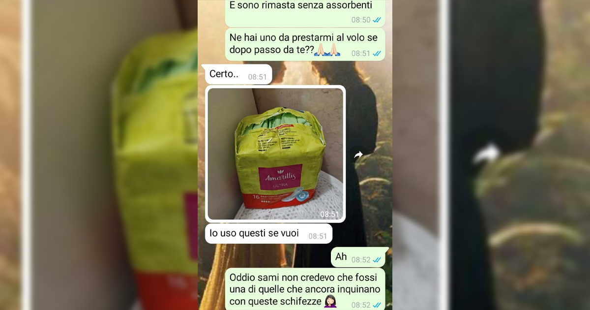 Assorbenti che inquinano