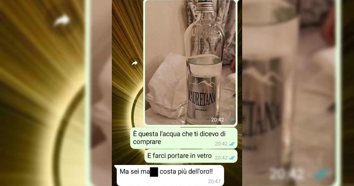 L’acqua in vetro