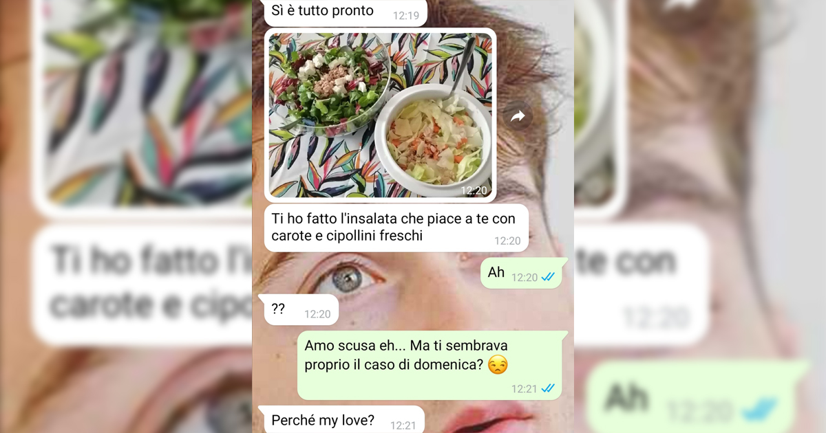 Dieta di coppia obbligatoria