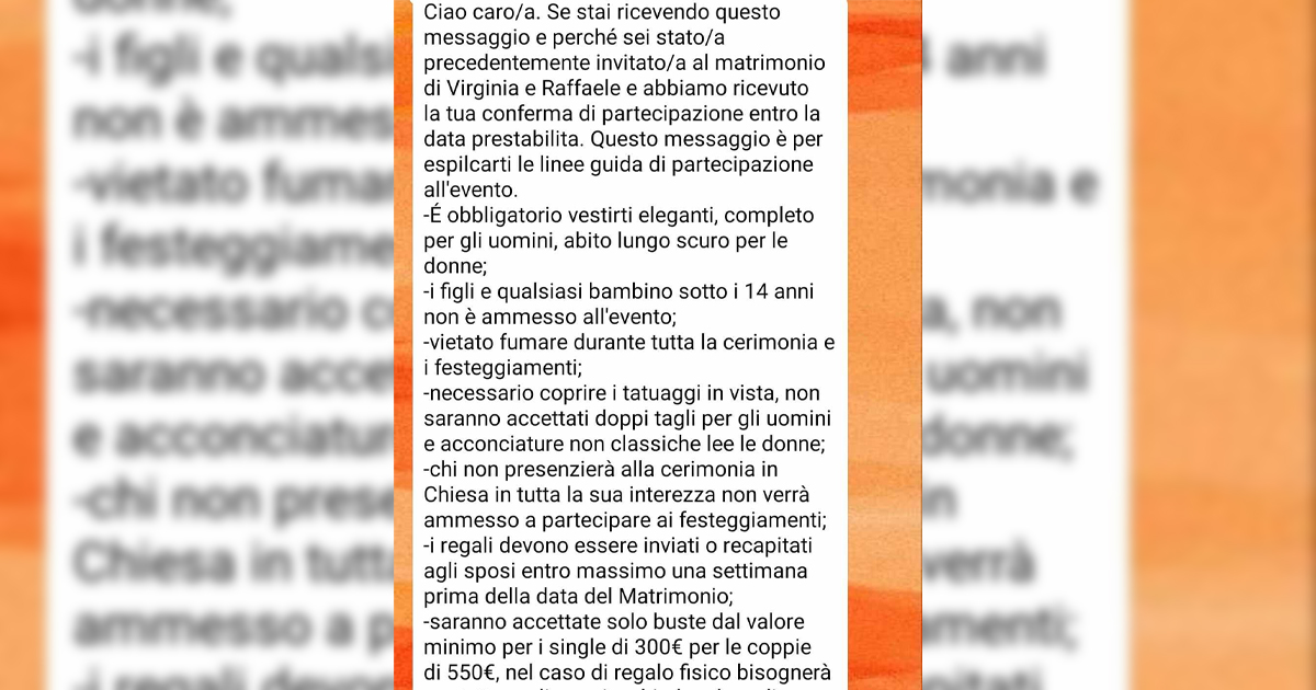 Le regole del matrimonio