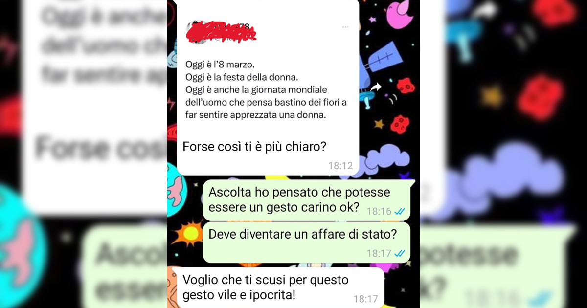 Gesto romantico o ipocrita