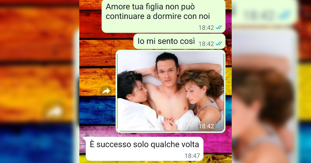 Dormire con papà