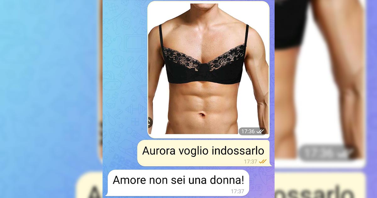 Il reggiseno per uomini