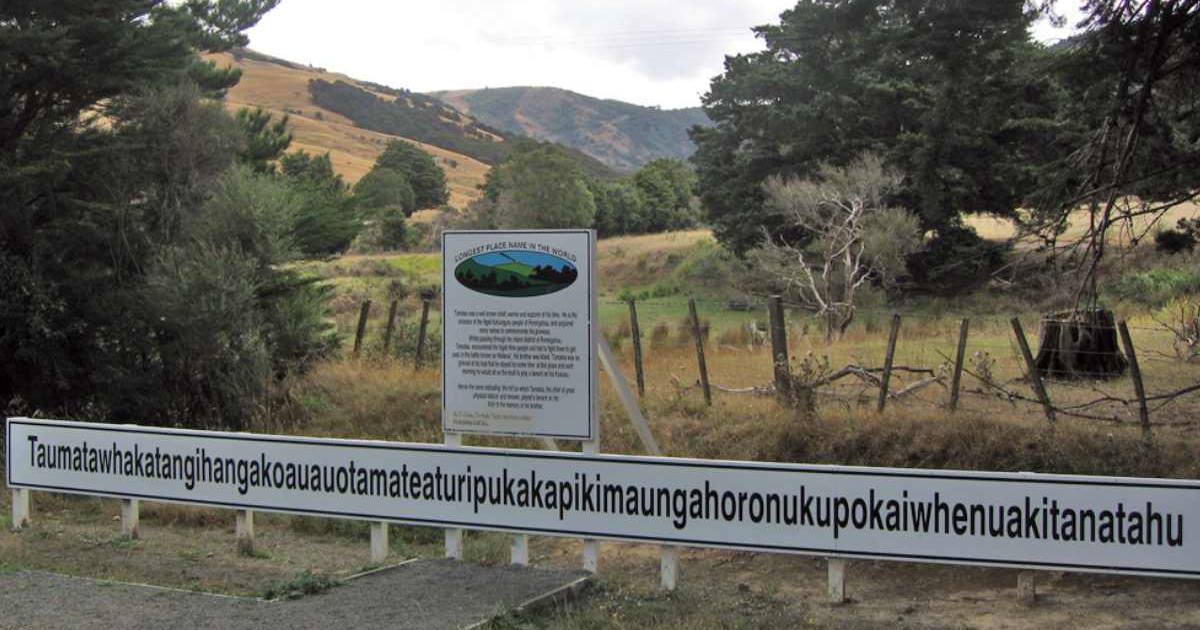 Taumatawhakatangihangakoauauotamateaturipukakapikimaungahoronukupokaiwhenuakitanatahu: questo è il luogo con il nome più lungo del mondo