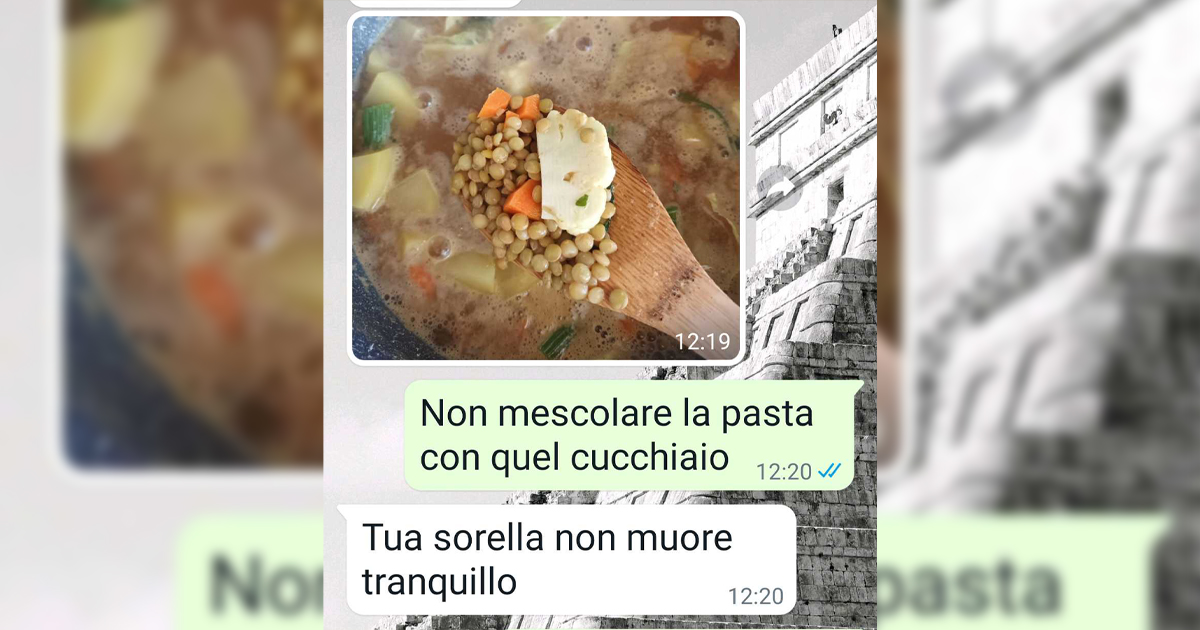 Il cucchiaio sporco di glutine