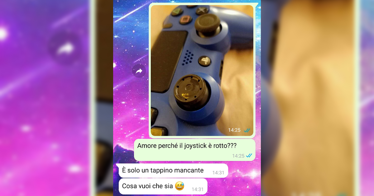 Il joystick rotto