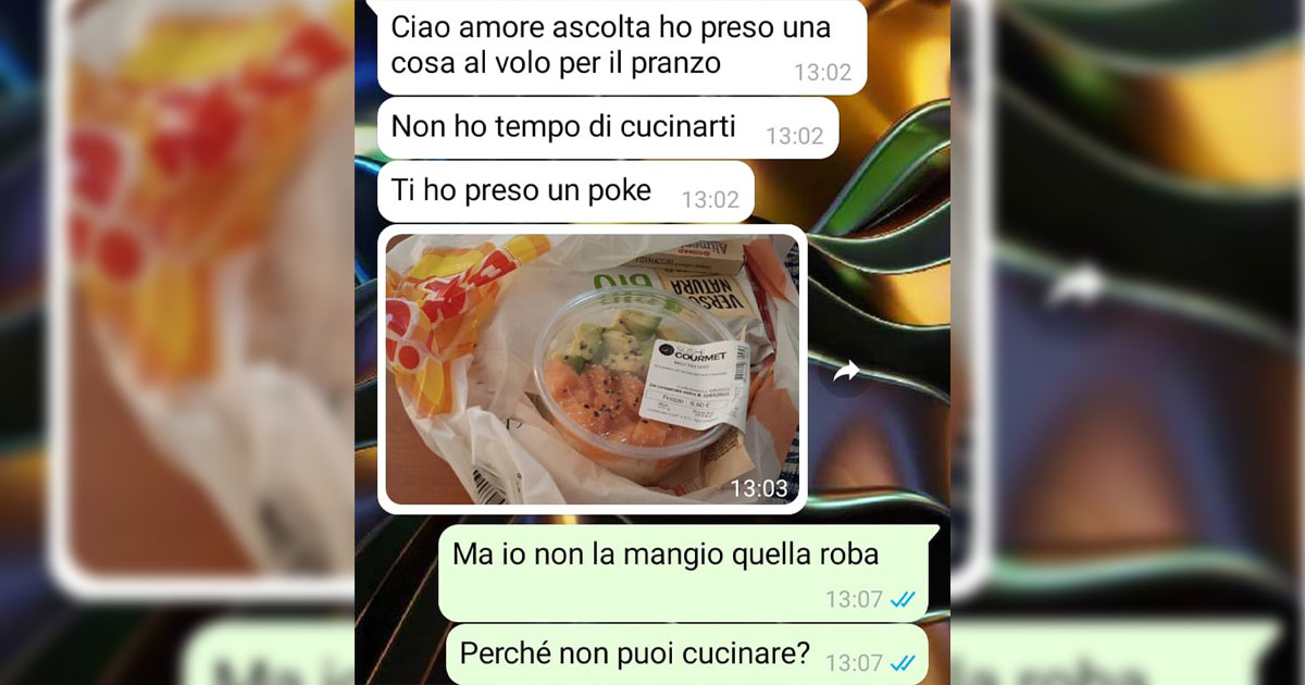 Moglie menefreghista