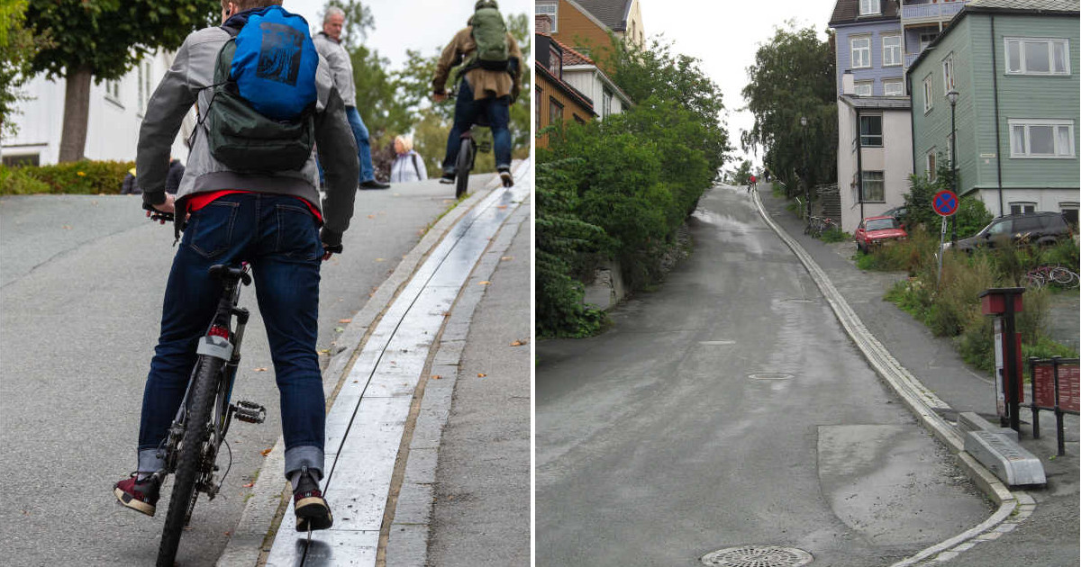 Questo geniale “ascensore” per bici ti fa fare le salite senza pedalare [+VIDEO]